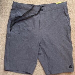 Eddie Bauer Hybrid Gray Swim Trunks